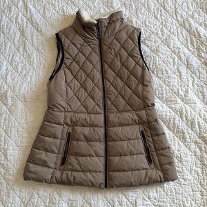 Calvin Klein Beige Quilted Vest